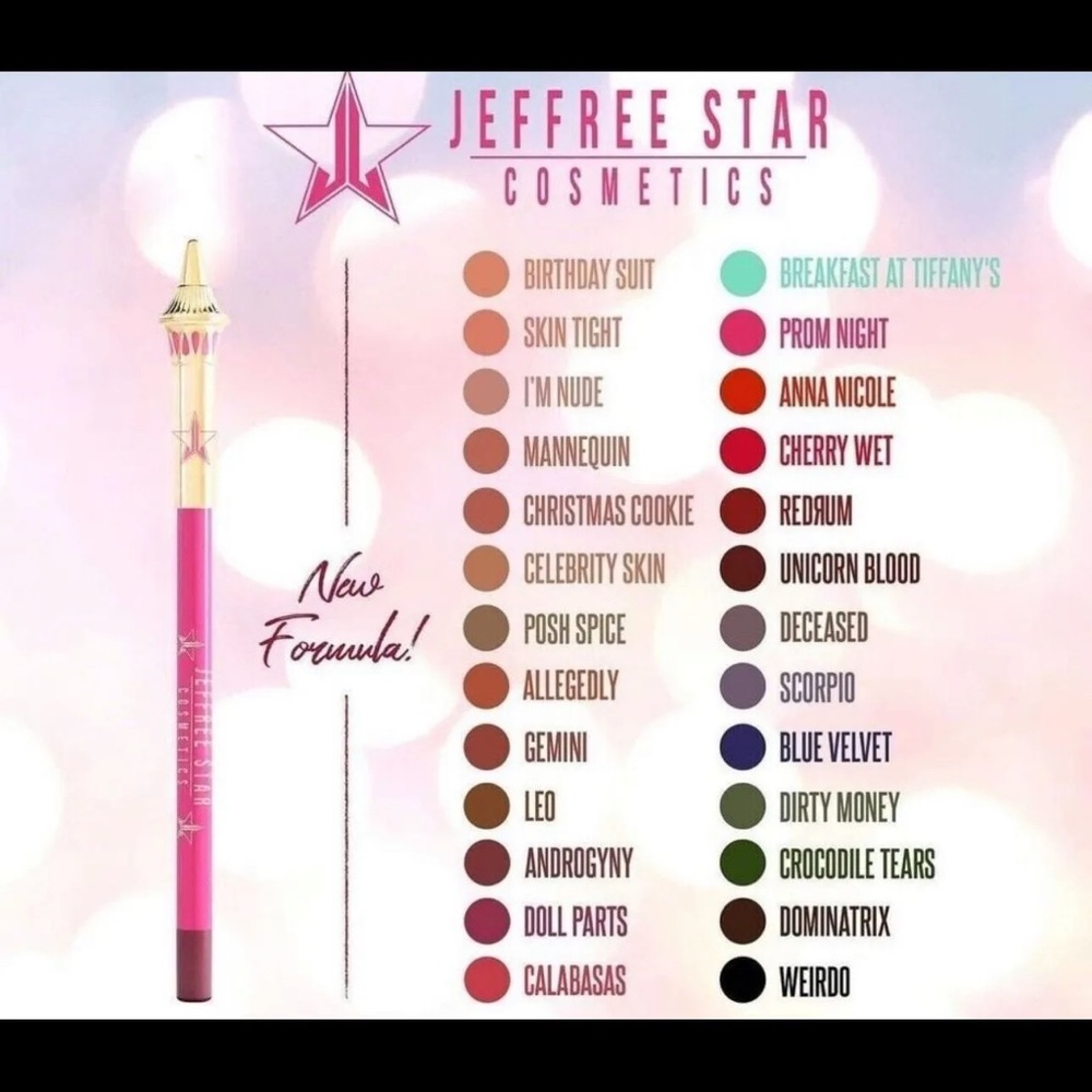 JEFFREE STAR NIB VELOUR LIP LINER SOLD OUT COLOR ALLEGEDLY - Picture 8 of 8